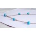 Larimar Beads Silver Necklaces